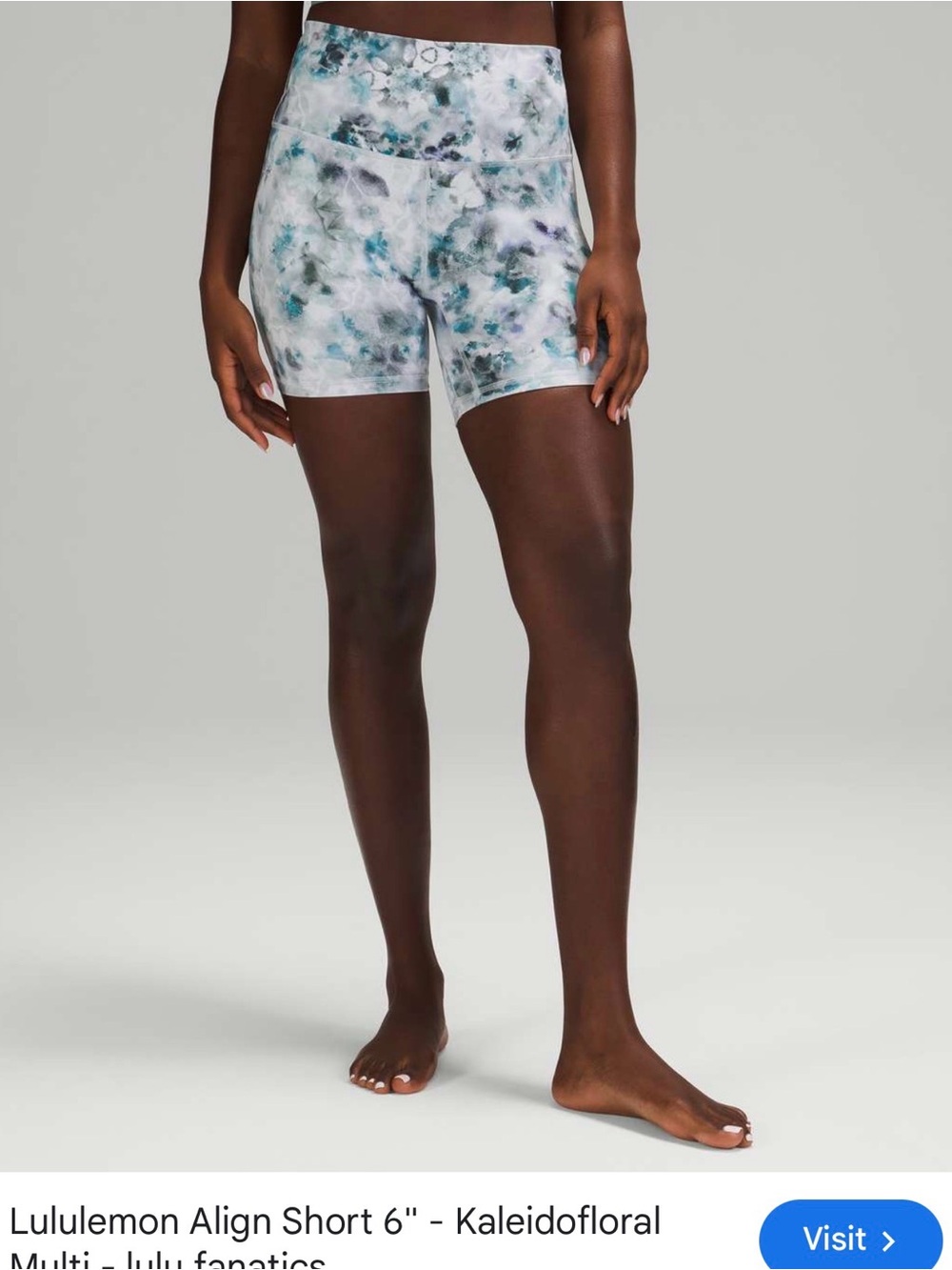 lululemon Align Short 6" - Kaleidofloral Multi